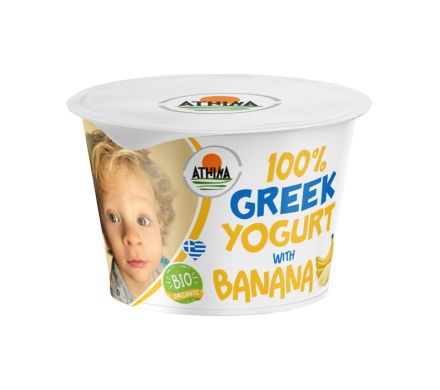 Greek Organic Yogurt with Banana 150g