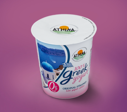 Greek Strained Yogurt 0% Fat 400g
