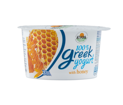 Greek Strained Yogurt - Honey 170g 1